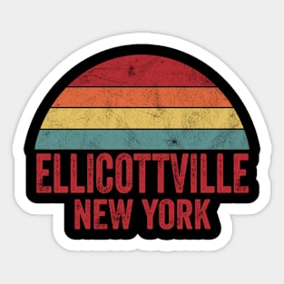 Vintage Ellicottville NY Sticker